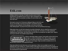 Tablet Screenshot of etik.com
